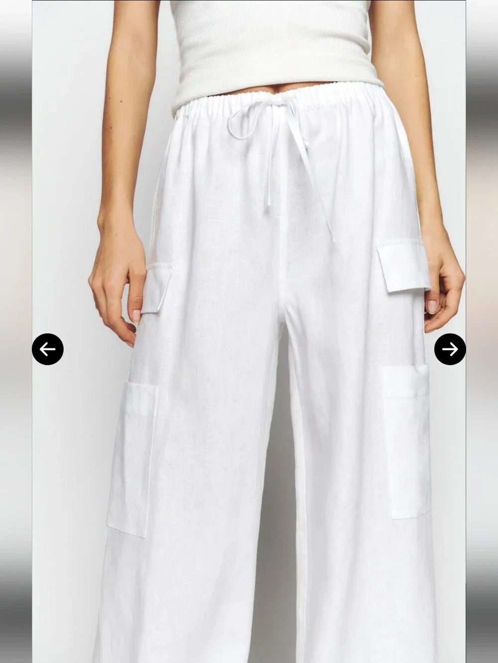 Reformation Ethan Linen Pant